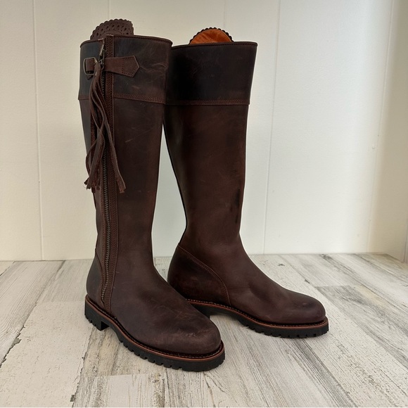 Penelope Chilvers Long Tassel Boot in Conker - Picture 9 of 16